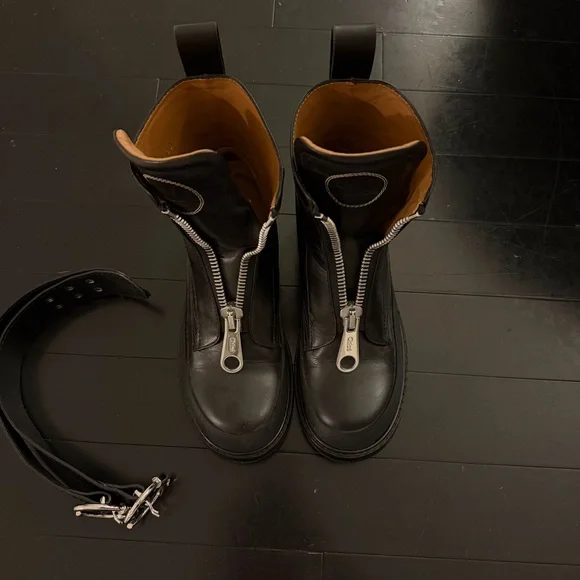 Chloé Roy black calfskin ankle boots - Picture 2 of 9